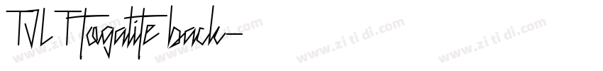 TJLT togalite back字体转换